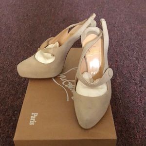 Louboutin Rolande Boucle ‘Off White’ Mary Jane